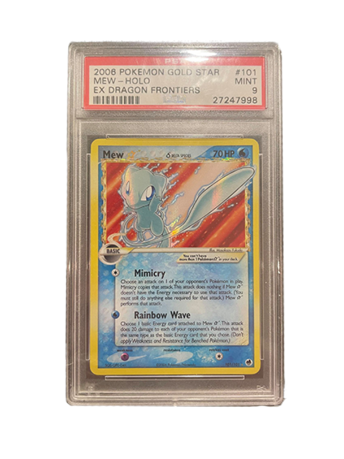 Mew Gold Star 101/101 Holo PSA 9(SOLGT)
