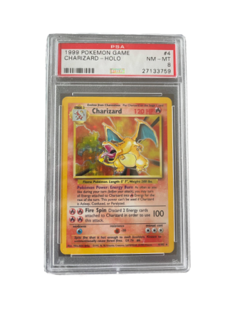 Charizard 4/102 Holo PSA 8