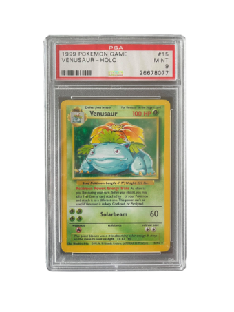 Venusaur 15/102 Holo PSA 9