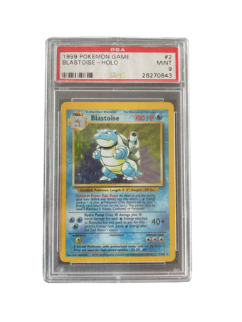 Blastoise 2/102 Holo PSA 9